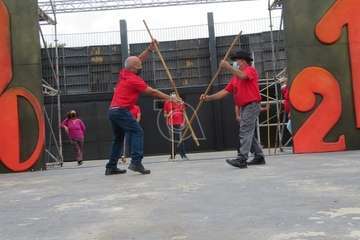 Las fiestas patronales dan vida al auditorio del mayor parque urbano de Telde/TA.